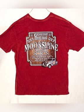 Prairie Mountain Men’s Vintage 90s Moonshine Graphic Tshirt sz LG